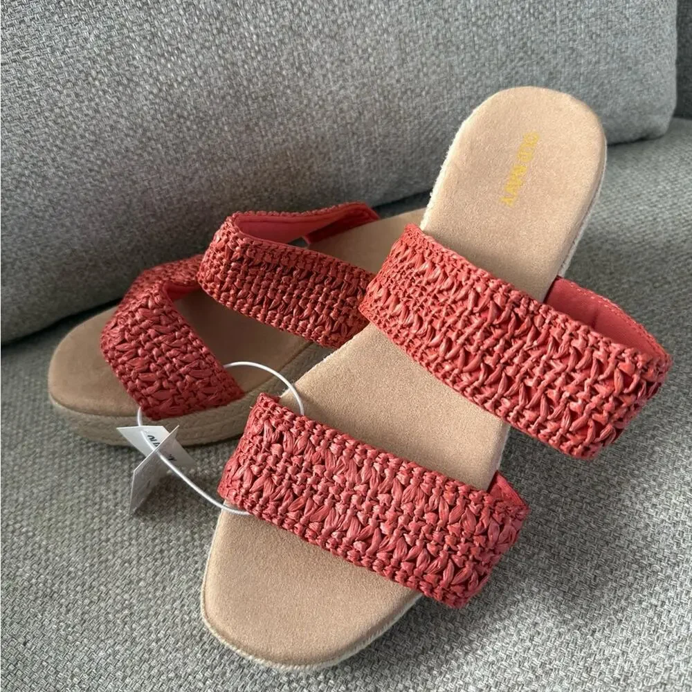 Old Navy Ginger Spice Double-Strap Espadrille Sandals